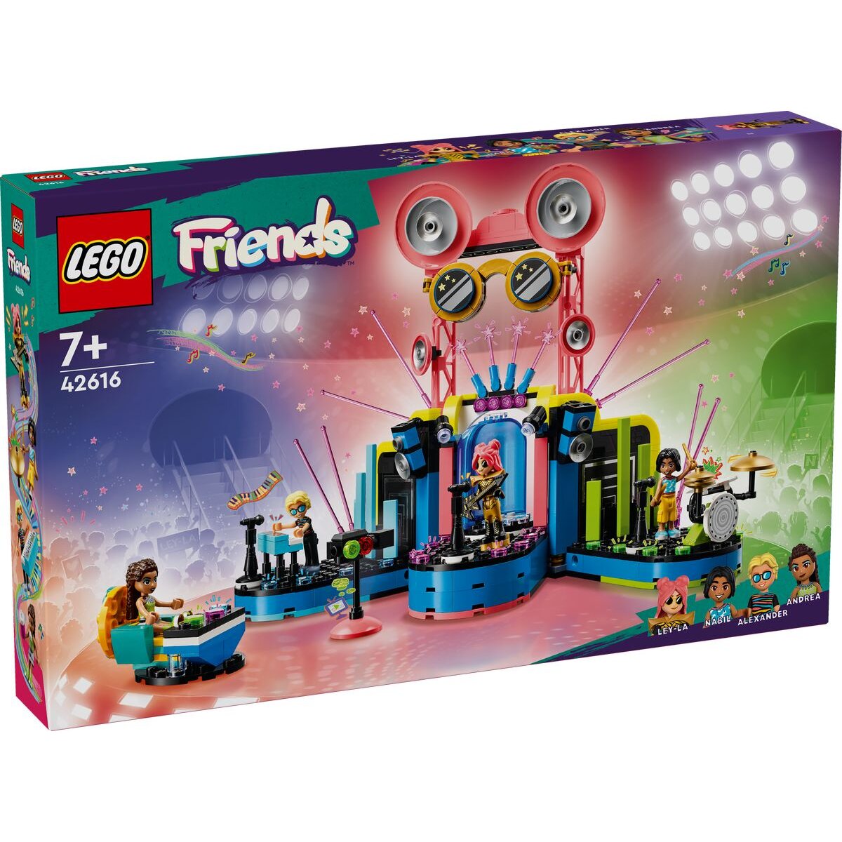 LEGO® Friends 42616 Talentshow in Heartlake City, Musik-Geschenk für Kinder