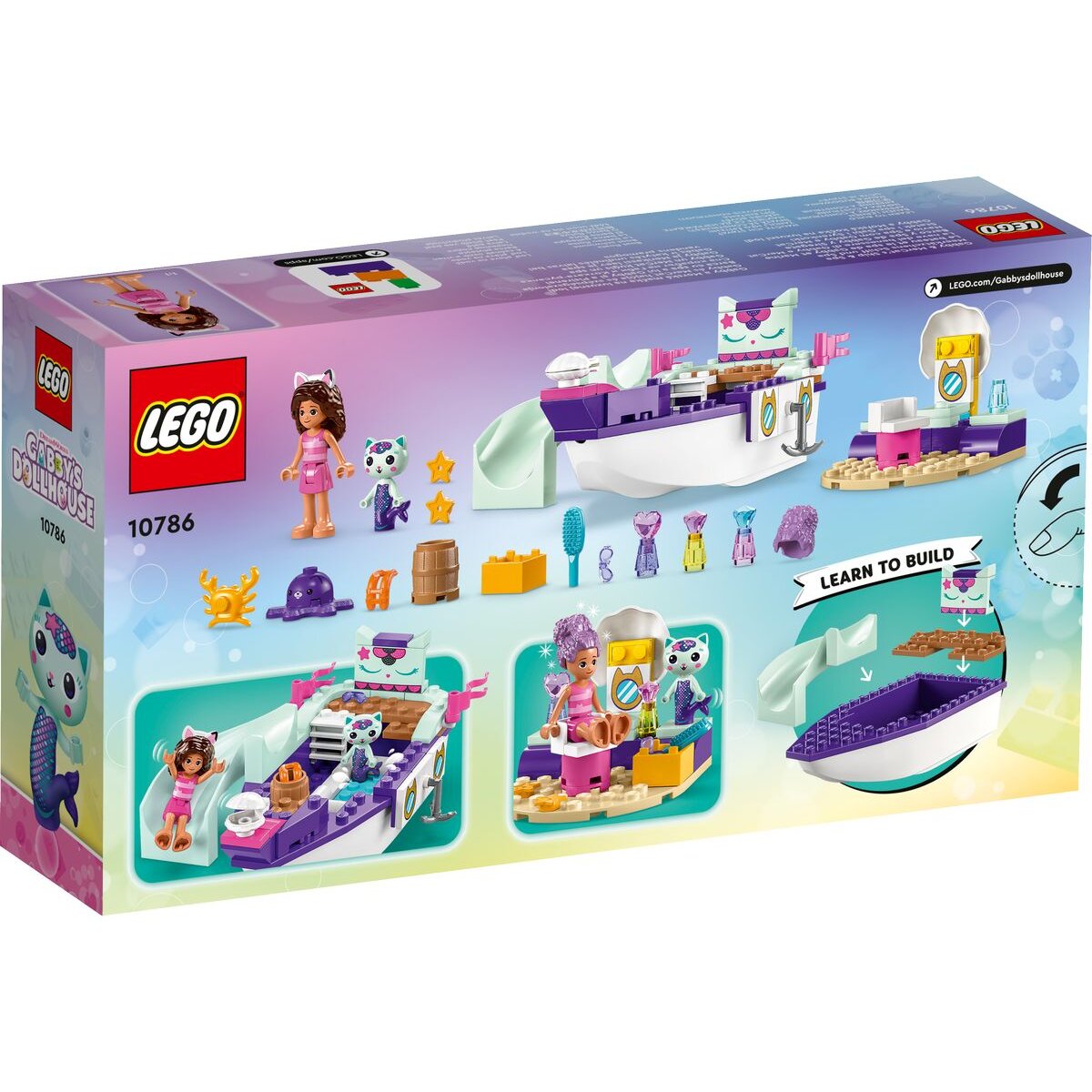LEGO® Gabby’s Dollhouse 10786 Meerkätzchens Schiff und Spa