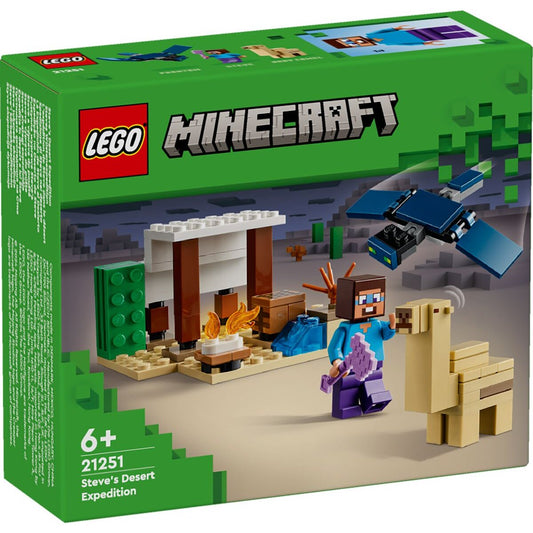 LEGO® Minecraft™ 21251 Steve's Desert Expedition, building toy set