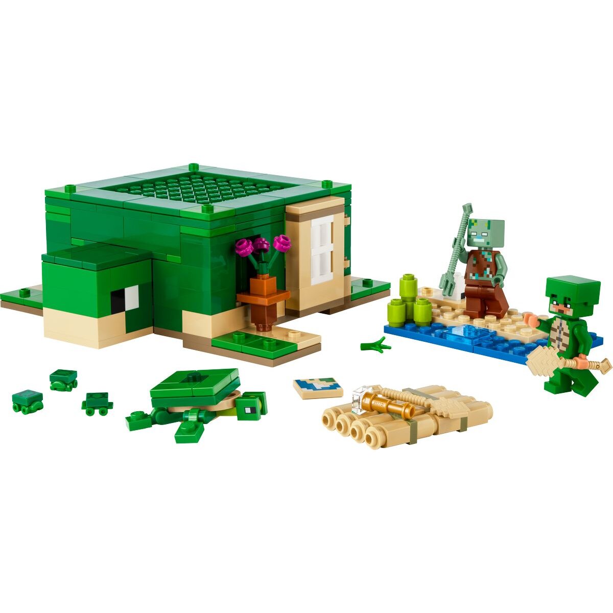 LEGO® Minecraft™ 21254 Das Schildkrötenstrandhaus