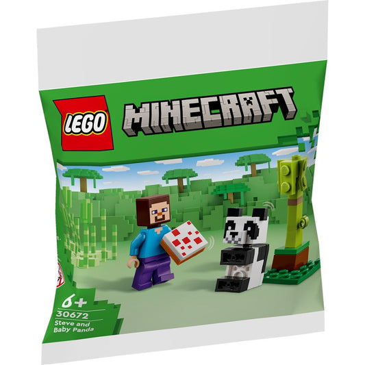 LEGO® Minecraft™ 30672 Steve with baby panda