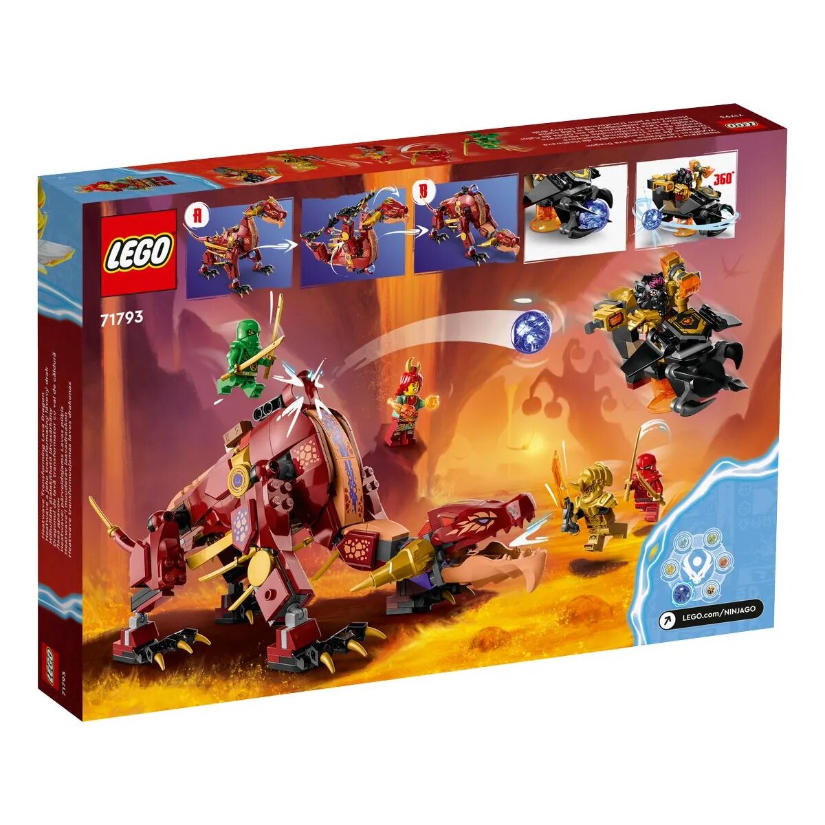 LEGO® NINJAGO® 71793 Wyldfyre's Lava Dragon