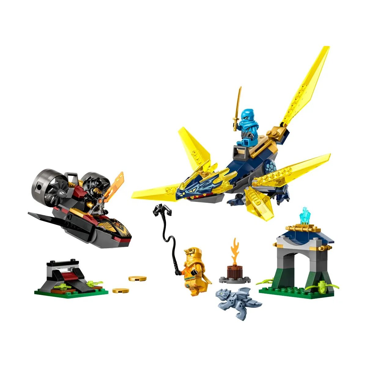 LEGO® NINJAGO® 71798 Duell zwischen Nya and Arins Babydrachen