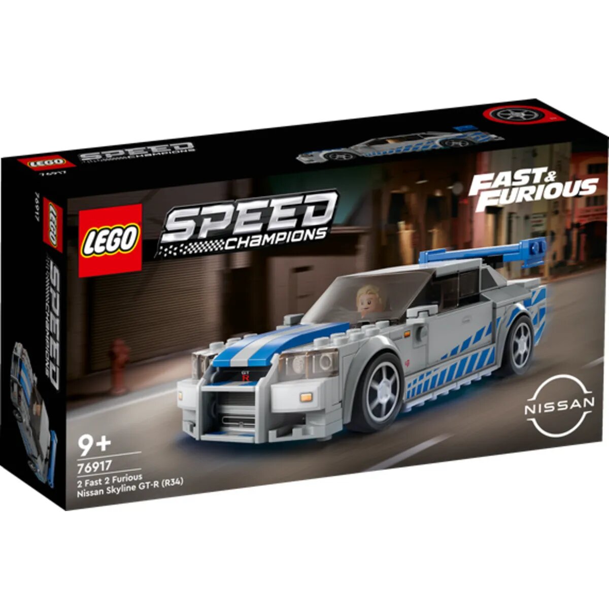 LEGO® Speed ​​Champions 76917 2 Fast 2 Furious Nissan Skyline GT-R (R34)