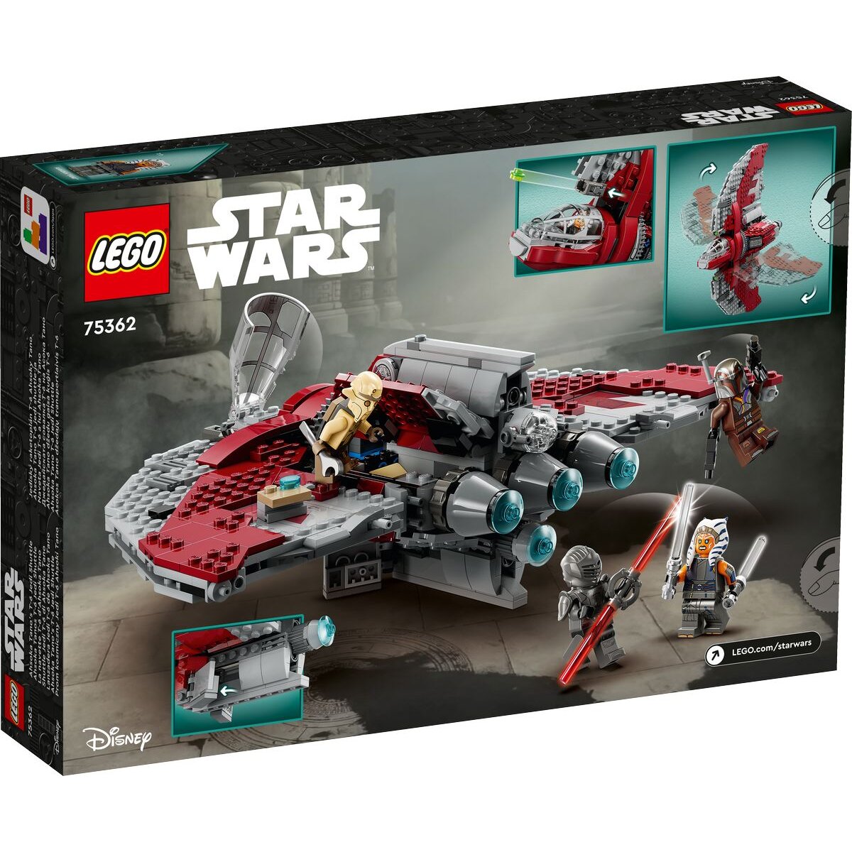 LEGO® Star Wars™ 75362 Ahsoka Tanos T-6 Jedi Shuttle, Raumschiff-Spielzeug