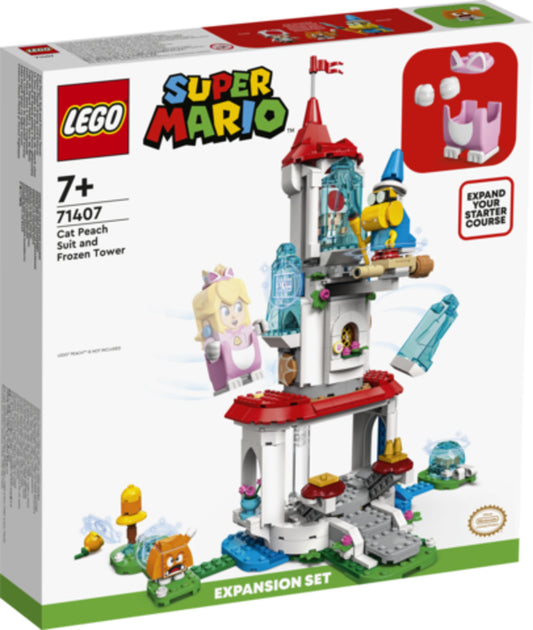 LEGO® Super Mario 71407 Cat Peach Suit and Ice Tower Expansion Set
