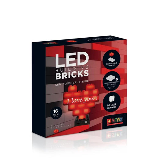 LIGHT STAX® Herz - LEGO®-kompatibel