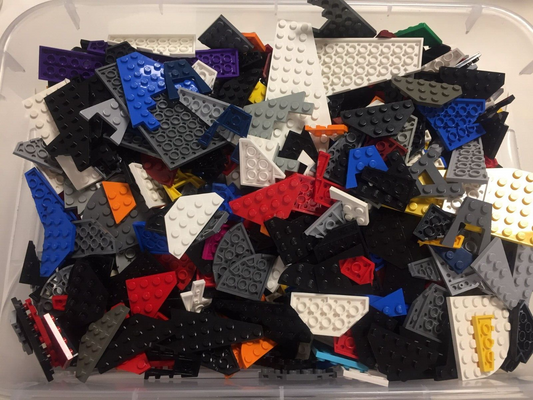 20x LEGO® wing plates different colors and sizes, e.g. Star Wars, Airplane